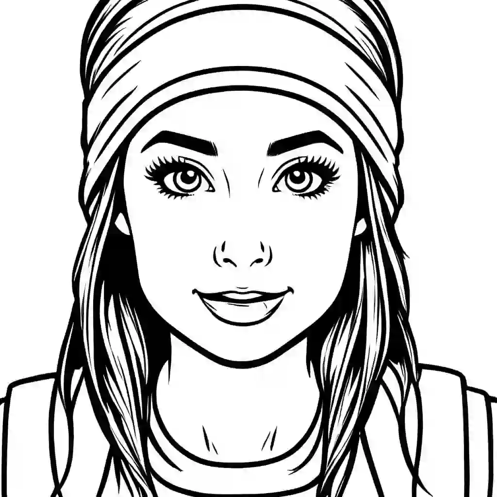 Headbands coloring pages